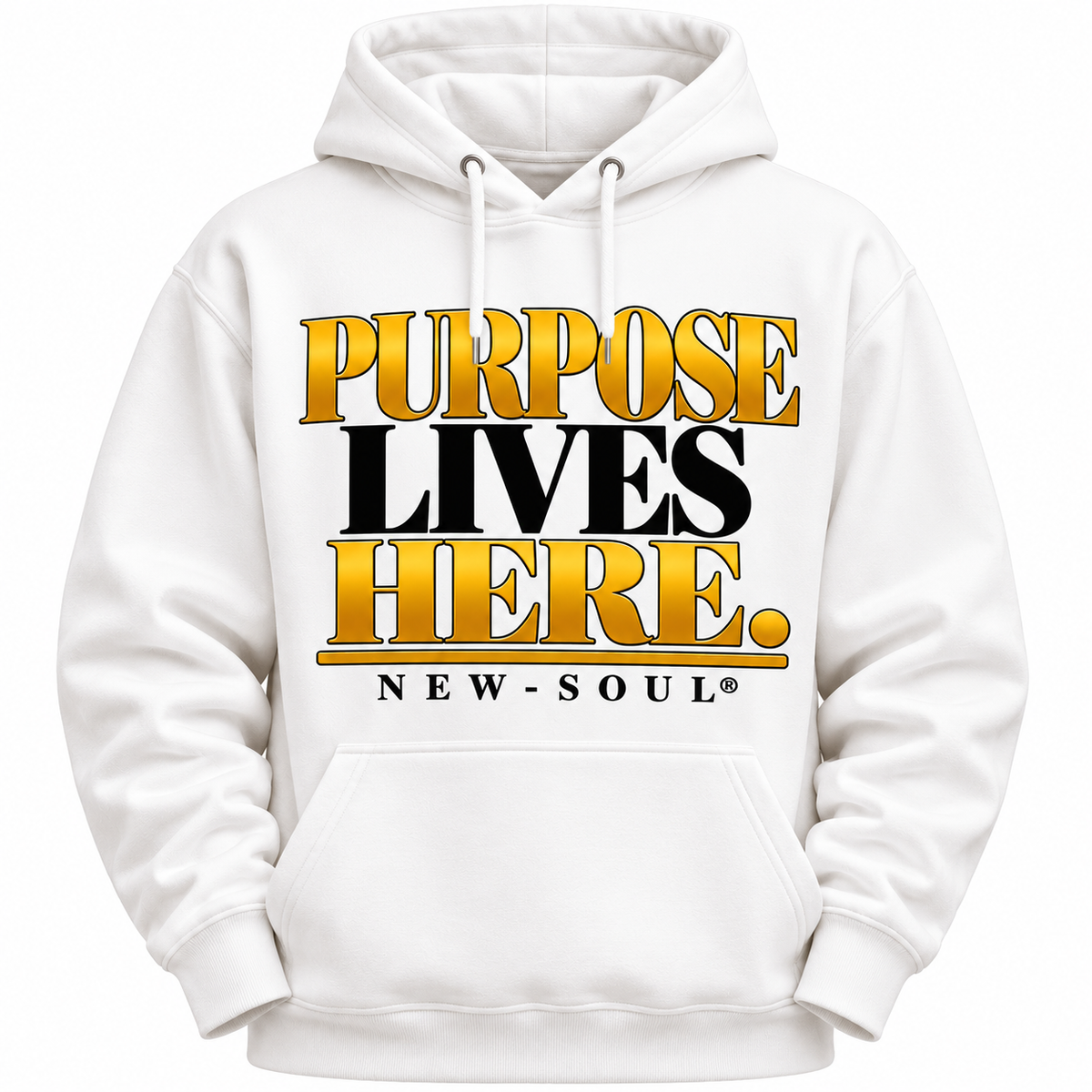 PURPOSE LIVES HERE. HOODIE