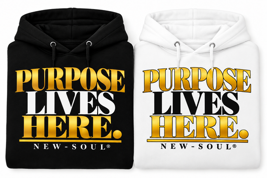 PURPOSE LIVES HERE. HOODIE